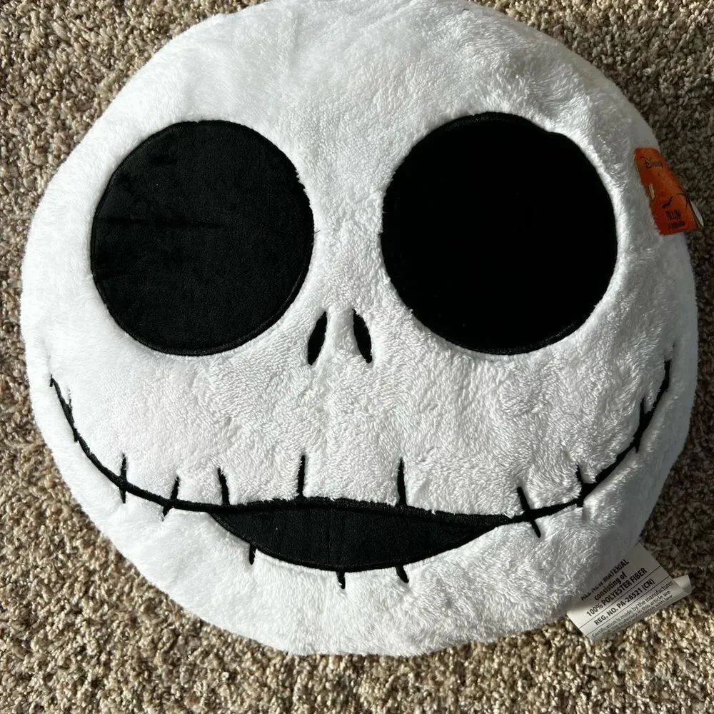 Lot of 4: 16” NBC Jack Skellington Decorative Pillow Soft